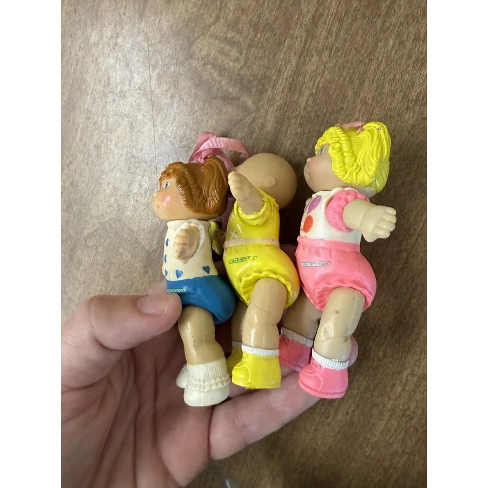VTG 1984 OAA Inc Cabbage Patch Kids Mini Poseable PVC 3